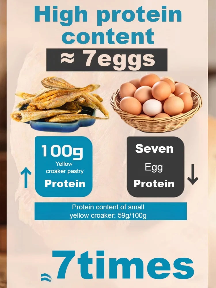 High-protein ready-to-eat deep-sea fish crisps-Jani