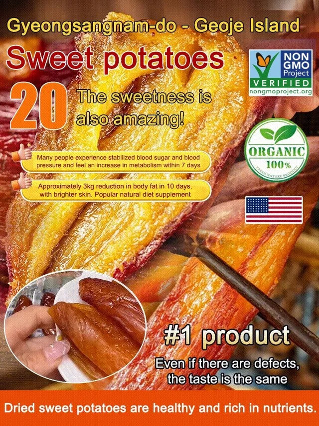 Soft and Sweet Skin-On Dried Sweet Potato-Jani