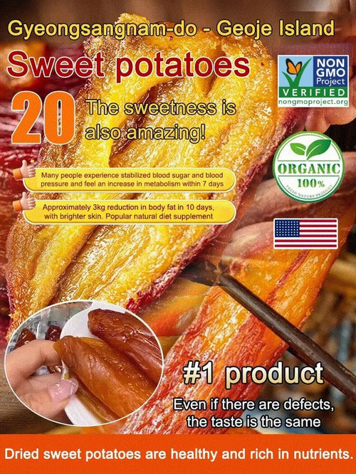 Soft and Sweet Skin-On Dried Sweet Potato-Jani