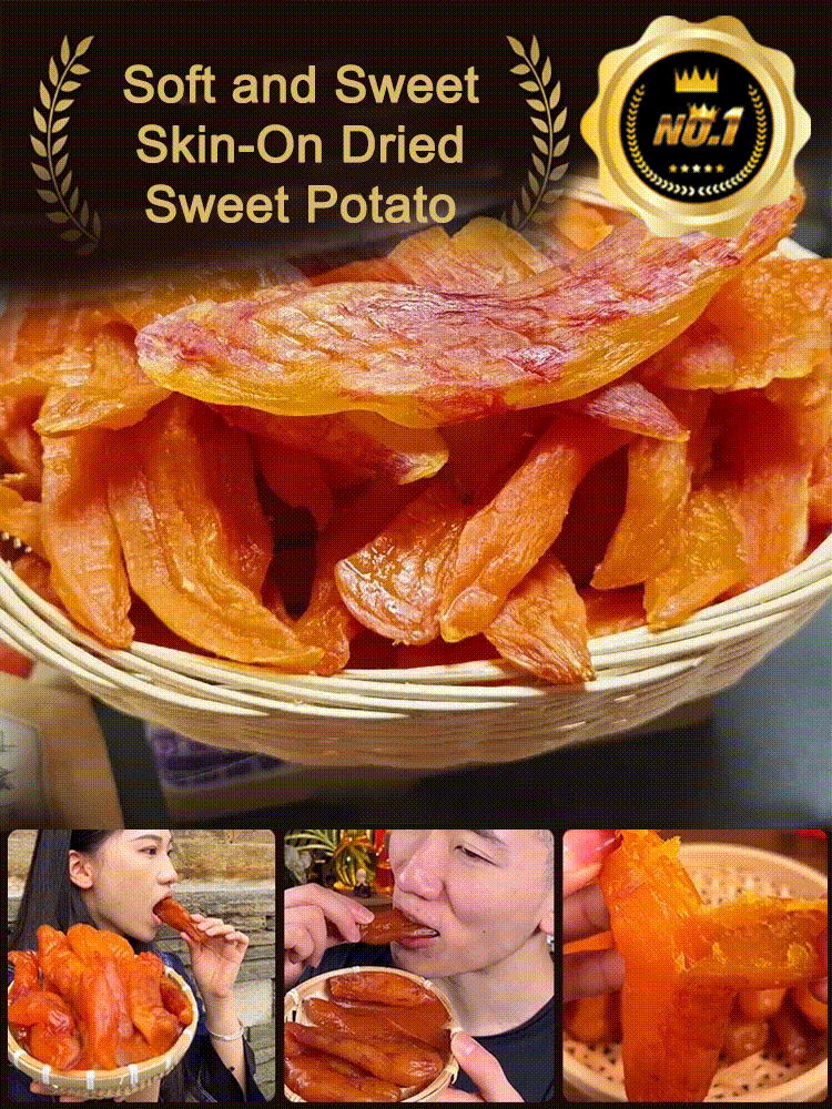 Soft and Sweet Skin-On Dried Sweet Potato-Jani