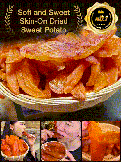 Soft and Sweet Skin-On Dried Sweet Potato-Jani