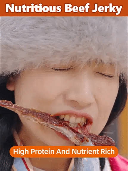 Add high-protein pure beef jerky.-Jani