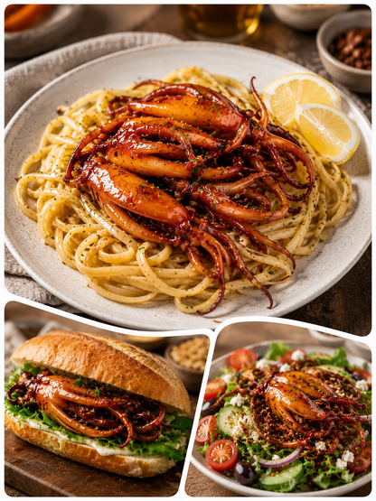 🦑BBQ Roasted Whole Squid Snack – Ready to Eat, Individually Wrapped-Jani