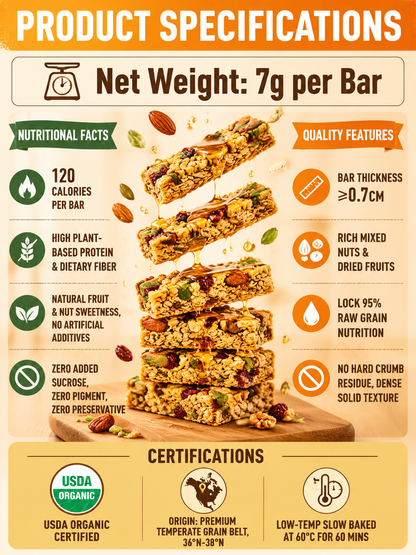 🥚Oat Protein Granola Bars Low Calorie Snack-Jani