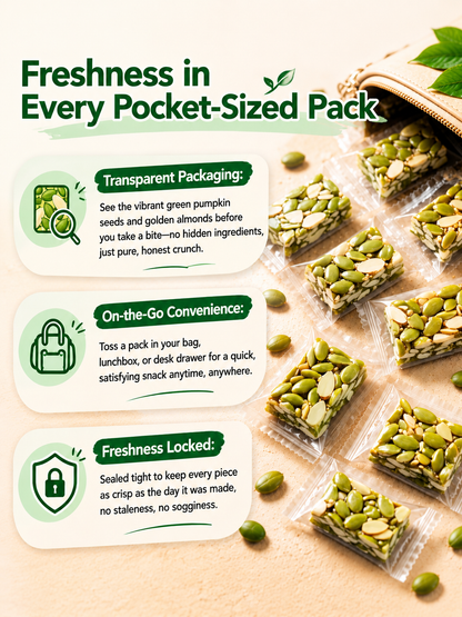 Pumpkin seed brittle – naturally strengthens the kidneys and protects the bladder from the inside out.