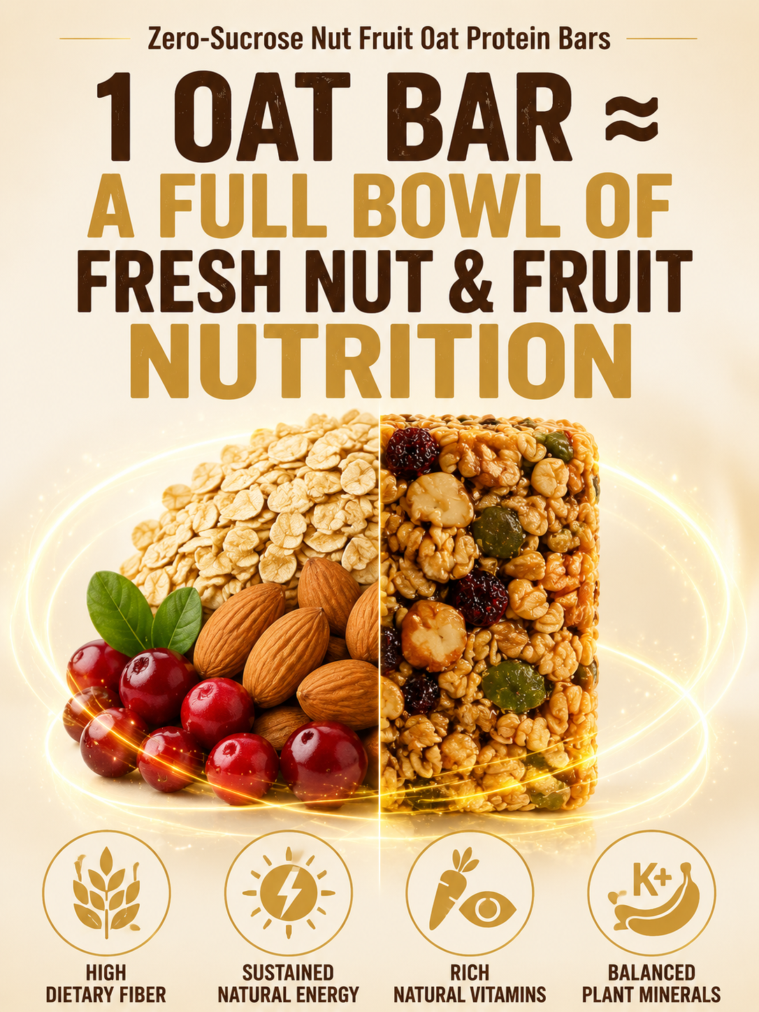 🥚Oat Protein Granola Bars Low Calorie Snack-Jani