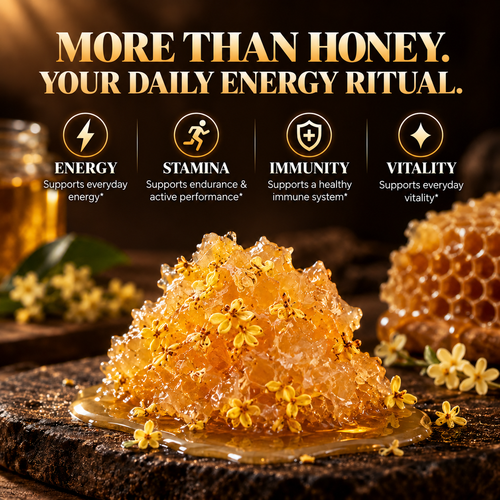 Daily Natural Energy Ritual from Rare Honey Sources