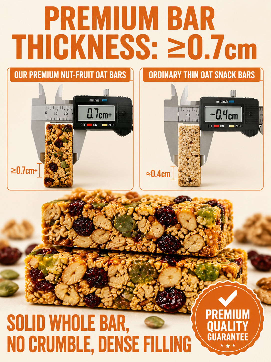 🥚Oat Protein Granola Bars Low Calorie Snack-Jani