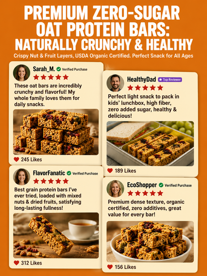 🥚Oat Protein Granola Bars Low Calorie Snack-Jani