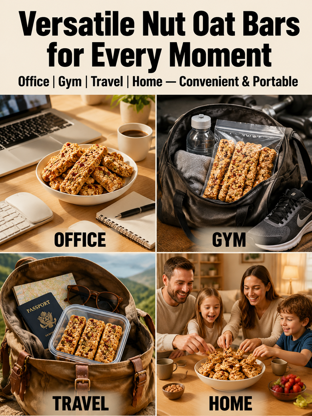 🥚Oat Protein Granola Bars Low Calorie Snack-Jani